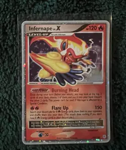 Pokemon TCG Infernape LV.X Holo Rare Card Diamond & Pearl 121/130 LP - Image 1