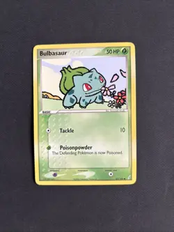 Pokemon TCG Bulbasaur EX Crystal Guardians 45/100 Regular Common Card - MP+ - Image 1