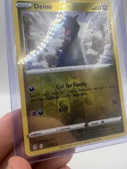 Deino 113/203 Reverse Holo Evolving Skies Pokemon Card NM - Image 4