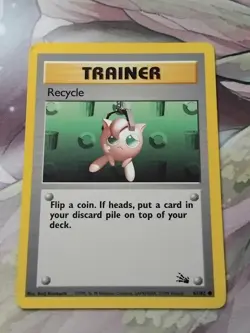 Recycle - 61/62 - Common - Fossil Set 1999 Pokemon Card - MP - Image 1