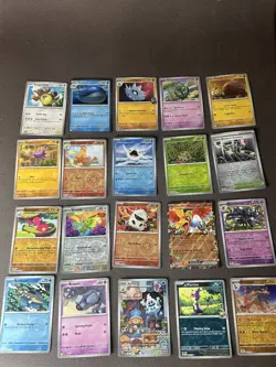 Pokemon TCG Mixed Card Lot Scarlet & Violet 85 Cards Eevee, Cryogonal, Ponyta - Image 3