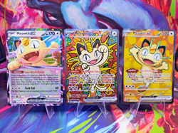 Meowth ex 121/088 Perfect Order Holo SIR High 10 Potential w/2 Bonus ex Card - Image 1