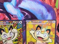 Meowth ex 121/088 Perfect Order Holo SIR High 10 Potential w/2 Bonus ex Card - Image 5