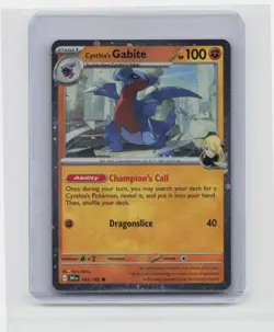 Cynthia's Gabite (Cosmos Holo) Common Miscellaneous Cards & Products 103/182 NM - Image 1