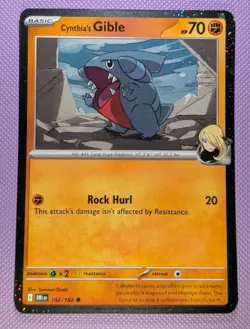 Cynthia's Gible (Cosmos Holo) 102/182 Miscellaneous Cards & Products Holo (NM) - Image 1