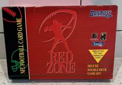 Donruss Red Zone NFL Football 1995 Deluxe Double Deck Game Starter Set Card Game - Image 1