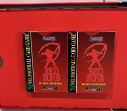 Donruss Red Zone NFL Football 1995 Deluxe Double Deck Game Starter Set Card Game - Image 3