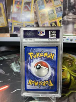 2000 Pokemon Gym Challenge Blaine's Charizard card 2/132 PSA 8 NM-MT - Image 2
