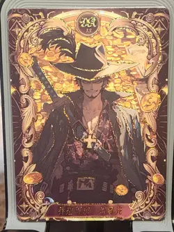 Dracule Mihawk One Piece Card Anime Goddess Story Waifu DR DR-13 - Image 1
