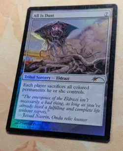 All Is Dust -Foil Promo Card Grand Prix Eldrazi Magic The Gathering MTG TCG ✨ - Image 2