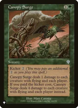 Canopy Surge - The List Light Play, English Magic the Gathering MTG The List - Image 1