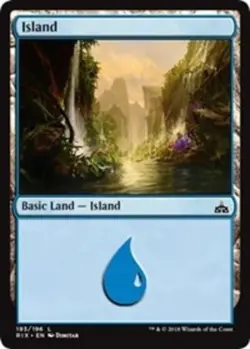 Island Light Play, English Magic the Gathering MTG Rivals of Ixalan - Image 1