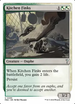Kitchen Finks - White Border Light Play, English Magic the Gathering MTG The Lis - Image 1