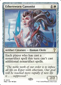 Ethersworn Canonist Light Play, English Magic the Gathering MTG The List - Image 1
