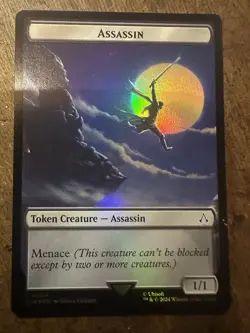 Copy /Assassin Token Foils ACR T 0001 0004 MTG Assassins Creed Foil - Image 2