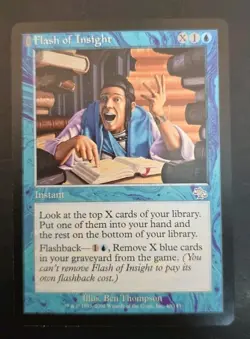 Flash of Insight Judgment MTG Regular Near Mint - Image 1