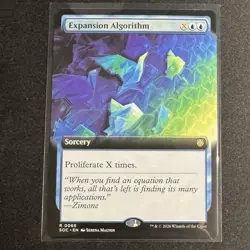 MTG Expansion Algorithm EXTENDED ART Non-Foil NM Secrets of Strixhaven SOC #0069 - Image 1