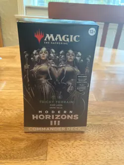 Magic: The Gathering Modern Horizons 3 Tricky Terrain Commander Deck Sealed - Image 1