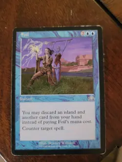 MtG Foil Prophecy. Played condition, see pics for details. Vintage Magic - Image 1