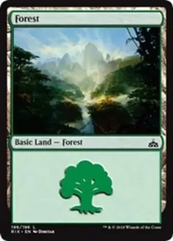 Forest Light Play, English Magic the Gathering MTG Rivals of Ixalan - Image 1