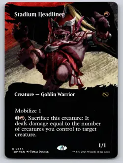 Stadium Headliner (Borderless) 344 Tarkir: Dragonstorm Foil NM - Image 1