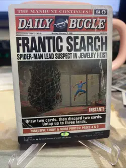 MTG Magic The Gathering Secret Lair Poster Borderless Foil #1996 Frantic Search - Image 2