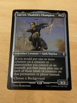 1x Lae'zel, Vlaakith's Champion Etched FOIL NM Eng MTG - CLB Baldur's Gate - Image 1