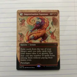 Improvisation Capstone (Borderless) Secrets of Strixhaven Regular MTG NM - Image 1