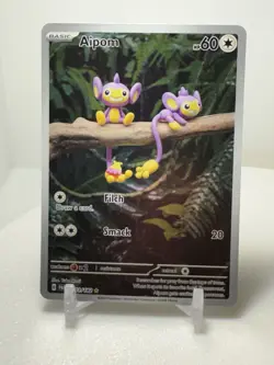Aipom - 211/182 - Illustration Rare - Paradox Rift - Pokemon Card - Image 1