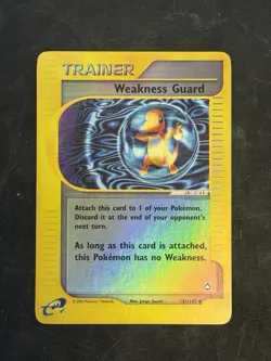 Pokemon TCG Weakness Guard 141/147 Aquapolis Reverse Holo Bubble Charmander - Image 1