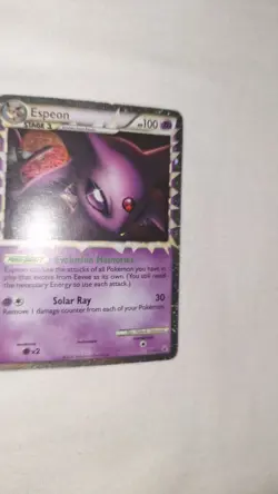 Pokemon TCG Espeon Prime 81/90 Undaunted Ultra Rare Holo English 2010 - Image 3