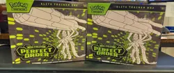 Pair of Pokemon Perfect Order ETB Elite Trainer Box Sealed New TCG - Image 1