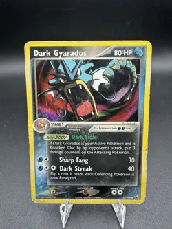2004 Pokemon EX Team Rocket Returns Dark Gyarados #36/109 HP - Image 1