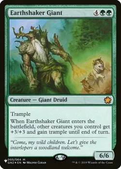 Earthshaker Giant - The List Light Play, English Magic the Gathering MTG The Lis - Image 1