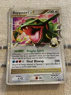 Pokemon Rayquaza CLV.X DP47 Diamond + Pearl Promo Holo 120 HP English 2009 - Image 1