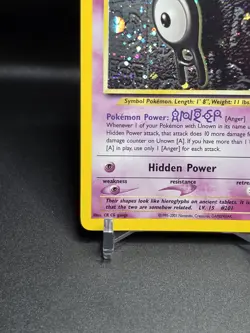 Unown (A) #14 w/ Perfect Swirl - Neo Discovery Unlimited Holo Rare Pokemon TCG - Image 4
