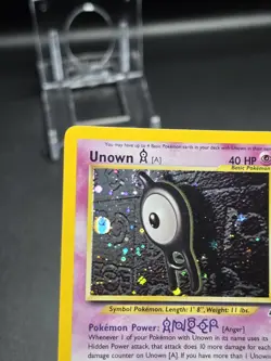 Unown (A) #14 w/ Perfect Swirl - Neo Discovery Unlimited Holo Rare Pokemon TCG - Image 5