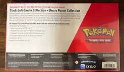 Pokemon Sam’s Club Black Bolt Binder Collection & Unova Poster Collection Sealed - Image 2