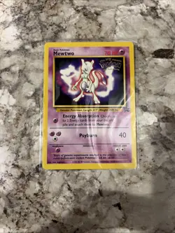 POKEMON MEWTWO BLACK STAR FIRST MOVIE PROMO #3 NM. NEVER PLAYED. - Image 4