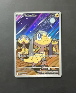 Pokemon Helioptile 143/132 Me01: Mega Evolution Illustration Rare. Pack fresh! - Image 1
