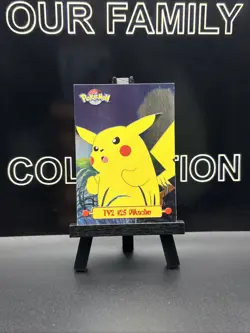 Pokemon #25 Pikachu (Topps Series 1 TV2) Holo Foil Blue Logo - Image 1