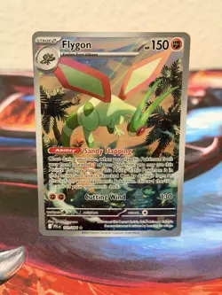 Pokemon Flygon Me02 Phantasmal Flames 101/094 Illustration Rare Holo 150 HP - Image 1