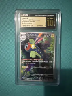 CGC Pristine 10 Eelektrik Pokemon (2025) JPN Black Bolt - 118/086 Art Rare Holo - Image 1