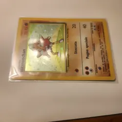 Pokemon Base Set Italian Hitmonchan Holo Rare 7/102 Swirl 1999 Unlimited TCG - Image 4