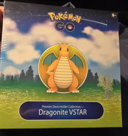 Pokemon GO- Dragonite VSTAR- Premier Deck Holder Collection Box 820650870798 - Image 1