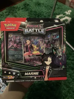Lot Of 2 Pokemon TCG Rival Battle Deck Marnie Promo Box - Sealed Box Damaged - Image 2