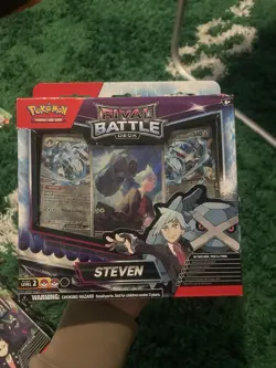 Pokemon TCG: Rival Battle Deck Steven - Factory Sealed Box Damaged - Image 3