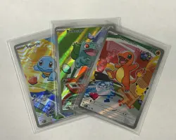 Pokemon TCG First Partner Illustration Collection Series 1 Kanto GEN 1 Starters - Image 1