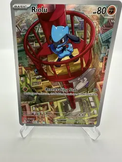 Pokemon TCG Riolu 010 Mega Evolution - Image 3