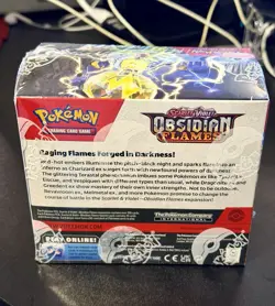 Pokemon Scarlet & Violet SV03: Obsidian Flames Booster Box English Sealed - Image 3